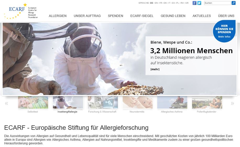 Europäische Stiftung für Allergieforschung (ECARF)