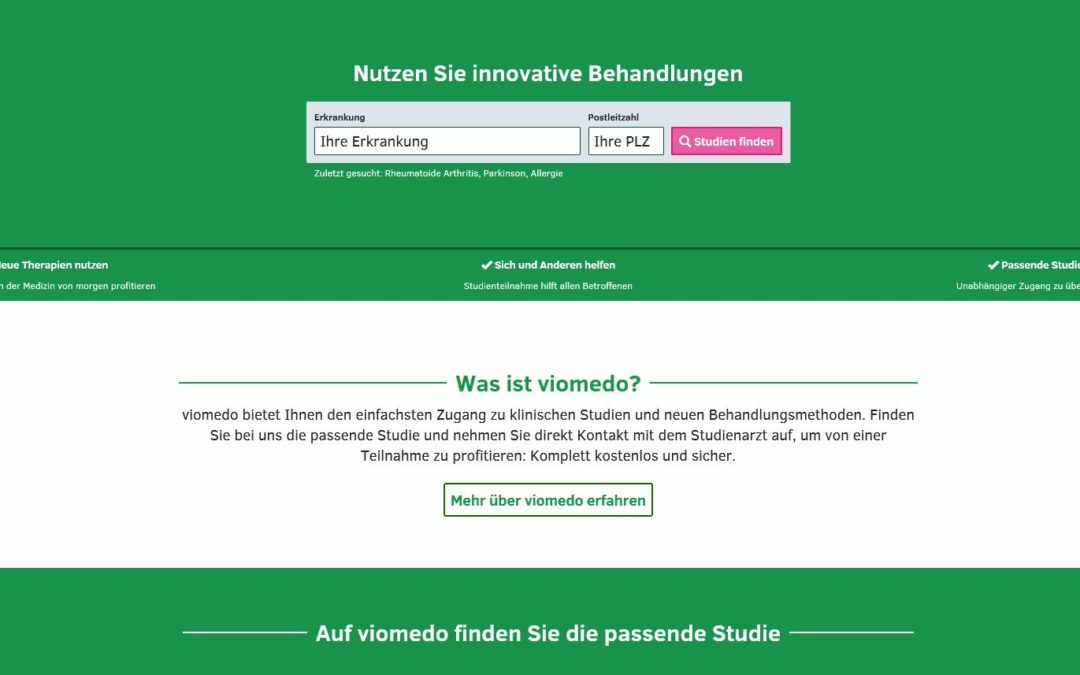Zugang zu klinischen Studien für Betroffene