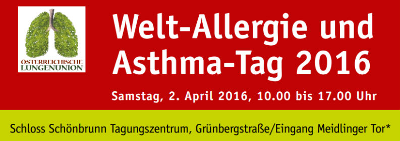 Welt-Allergie und Asthma-Tag 2016 in Wien
